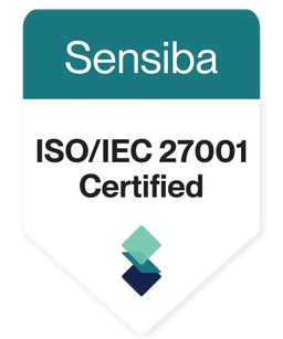 ISO 27001 certified badge